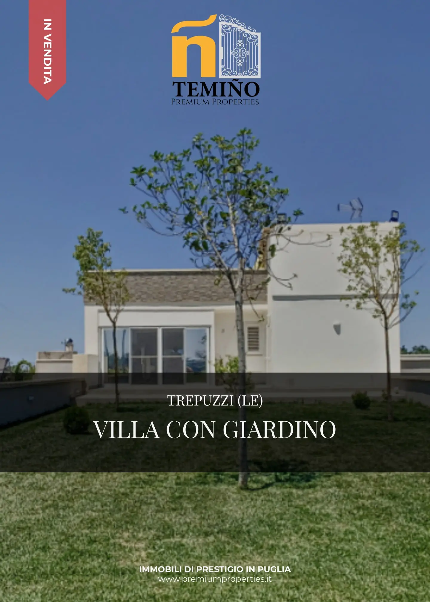 Villa con giardino, Trepuzzi (LE)